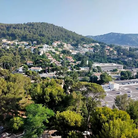 T 2 Calanques Vue Panoramique, A 10 Mn Des Facs De Luminy Appartement Marseilles Buitenkant foto